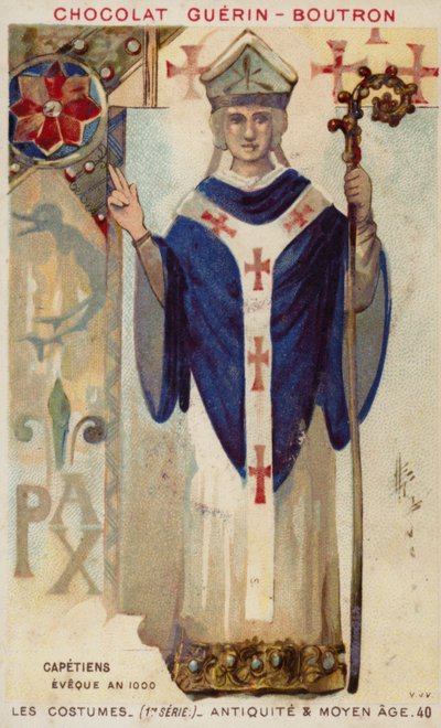 Évêque français de la dynastie capétienne, 1000 - French School